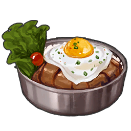 Eikthyrdeer Loco Moco item icon in Palworld
