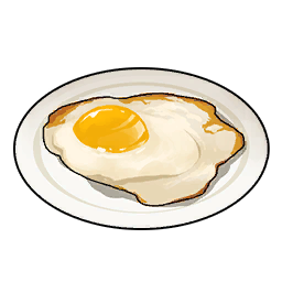 Fried Egg item icon in Palworld