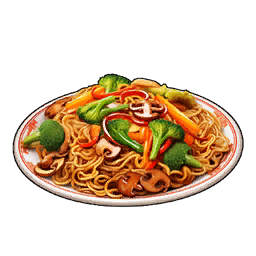 Broncherry Fried Noodles item icon in Palworld