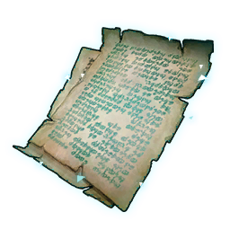 Ancient Pal Manuscript item icon in Palworld