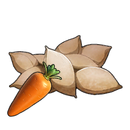 Carrot Seeds item icon in Palworld