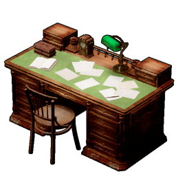 Antique Desk structure icon in Palworld