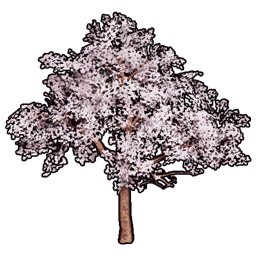 Faux Cherry Blossoms B structure icon in Palworld