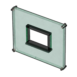 Glass Wall and Window structure icon in Palworld