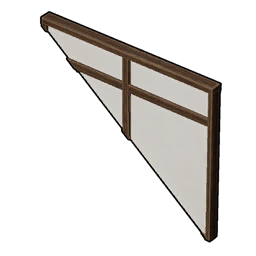Japanese-Style Triangular Wall (Inverted) structure icon in Palworld