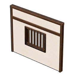 Japanese-Style Wall and Window structure icon in Palworld