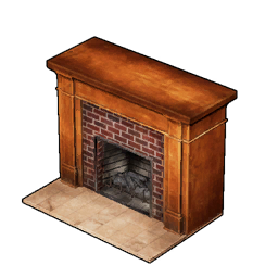Brick Fireplace structure icon in Palworld
