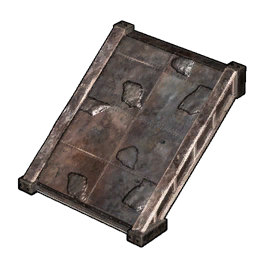 Metal Slanted Roof structure icon in Palworld