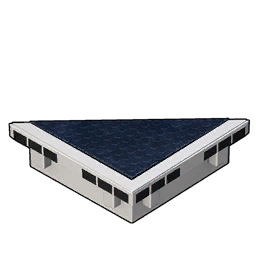 Clean Triangular Foundation structure icon in Palworld