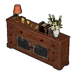 Antique Long Cabinet structure icon in Palworld