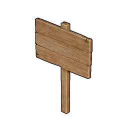 Sign structure icon in Palworld