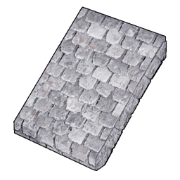 Stone Slanted Roof structure icon in Palworld
