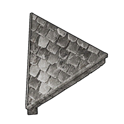 Stone Slanted Corner Roof (Inverted) structure icon in Palworld