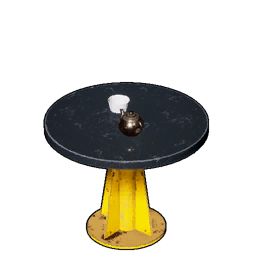 Round Iron Table structure icon in Palworld