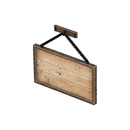Wall-Mounted Sign structure icon in Palworld