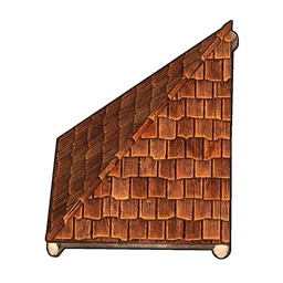 Wooden Corner Roof structure icon in Palworld